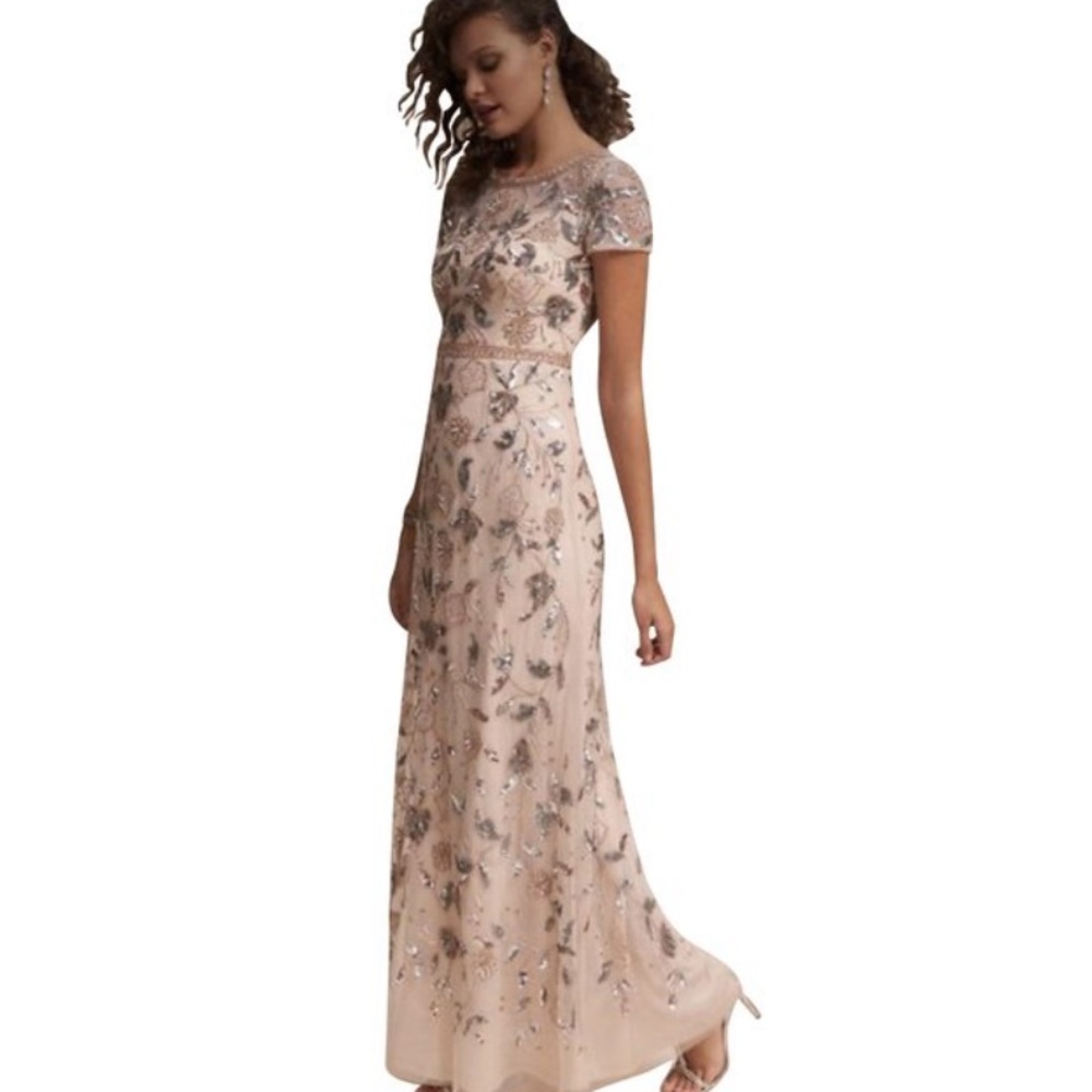 Adrianna Papell Blush Formal Dress